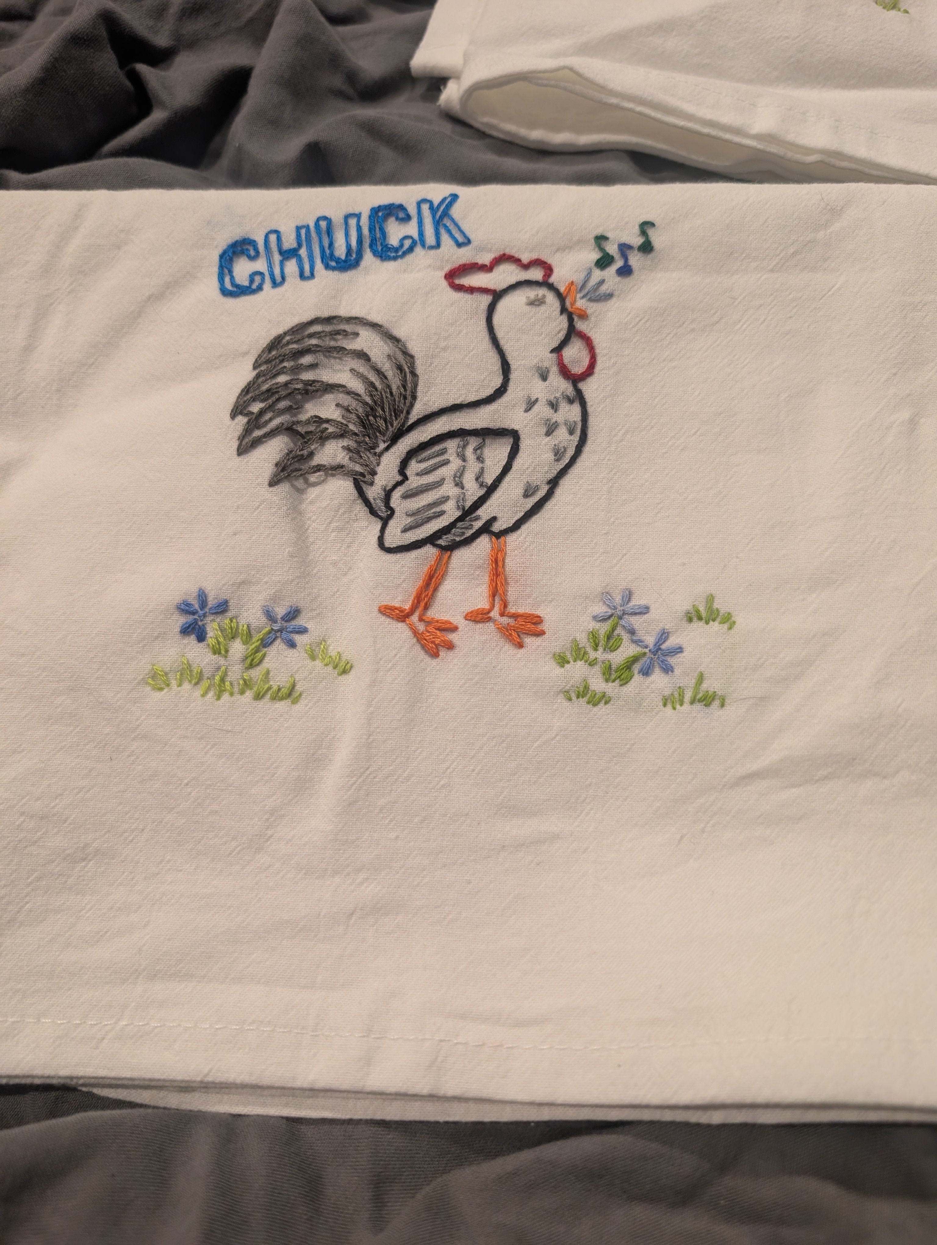 Dish towels set (Barnyard Romance)