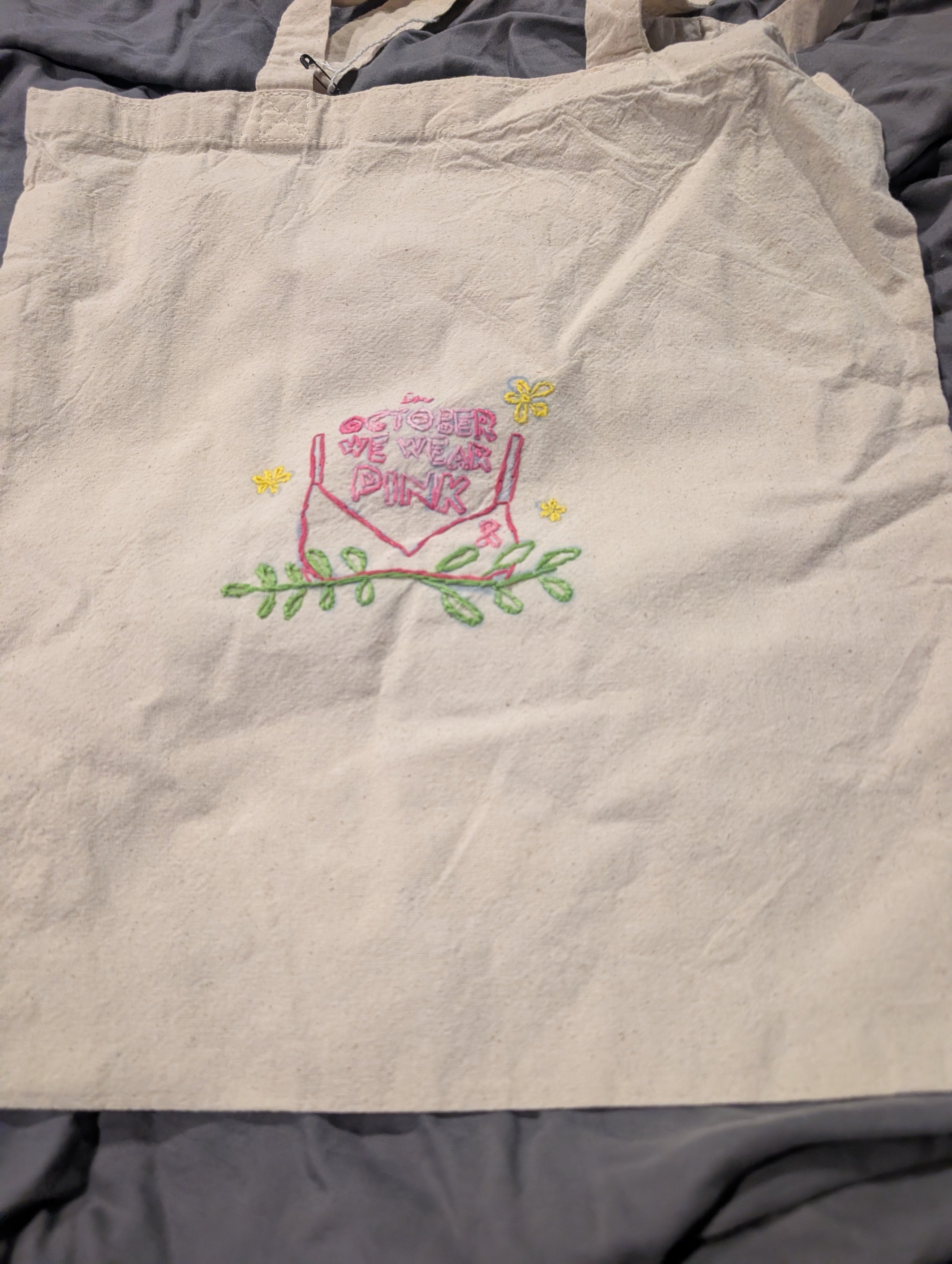 Breast Cancer Awareness tote